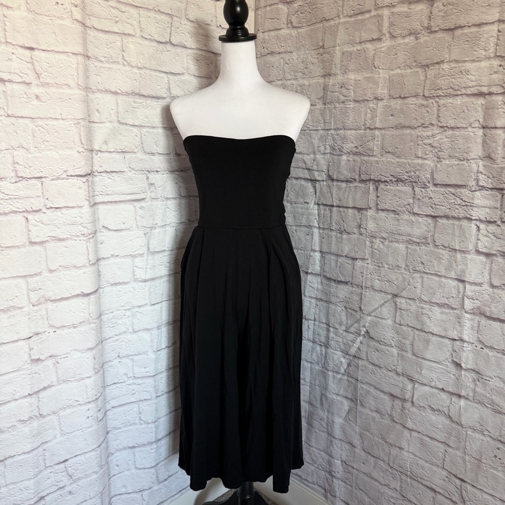 Reformation strapless jumpsuit